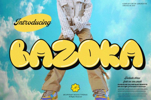 Bazoka: The Ultimate Display Font for Handmade Craft Brands