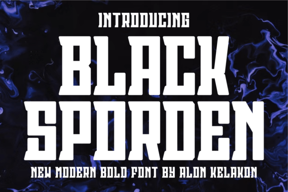 Black Sporden: The Powerful Display Typeface for Bold Web Design