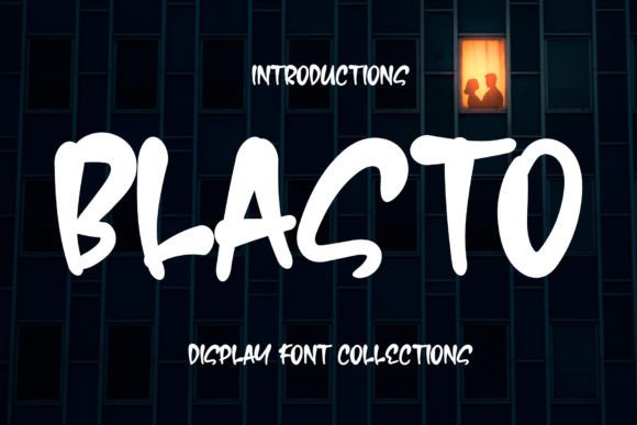 Blasto: The Playful Display Font That Brings Digital Designs to Life