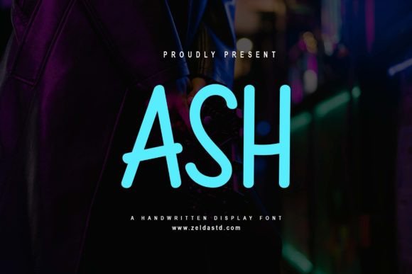 Bringing Ash to Life: A Futuristic Typeface for Handmade Labels and Designs