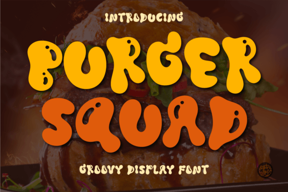 Burger Squad: The Retro Display Typeface for Bold Campaigns