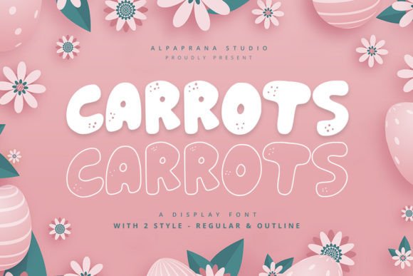 Carrots: The Playful Display Font That Elevates Digital Branding