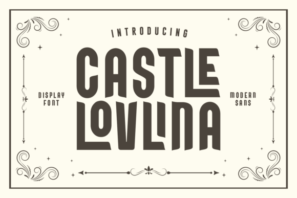 Castle Lovlina: The Vintage Display Typeface for Campaign Clarity