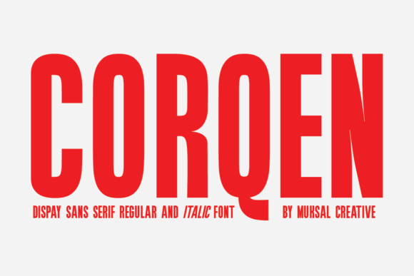 Corqen: The Display Typeface That Powers Modern Campaigns