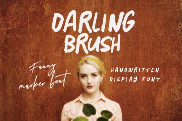 Darling Brush: A Fresh Marker Display Font for Bold Branding