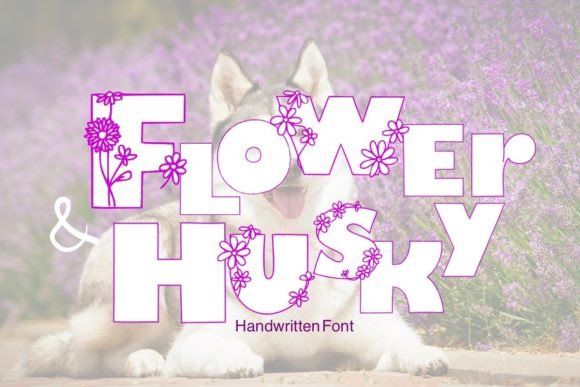 Flowers and Husky: The Display Typeface That Elevates Campaign Visuals
