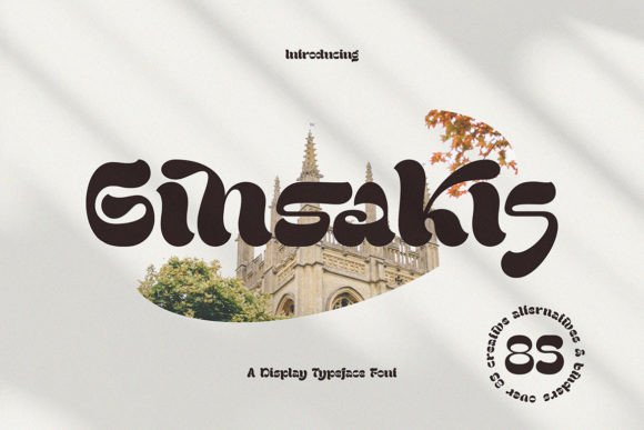 Ginsakis: The Bold Display Typeface That Elevates Campaign Headlines