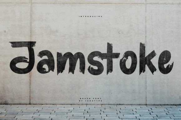 Jamstoke: The Brush Display Typeface That Elevates Digital Branding
