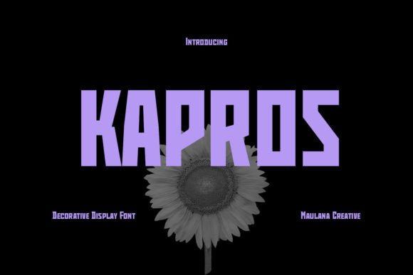 Kapros: The Futuristic Display Font for Scroll-Stopping Campaigns