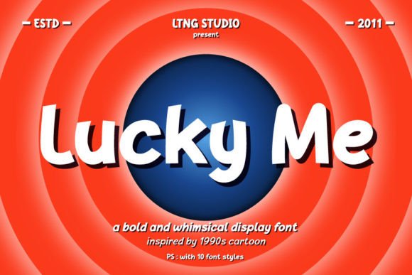 Lucky Me: The Whimsical Display Font That Elevates Small Business Branding