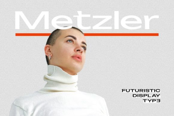 Metzler: A Futuristic Display Typeface for Modern Editorial Design
