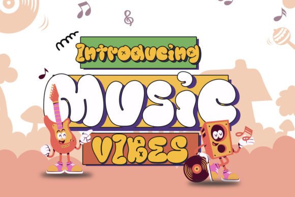 Music Vibes: The 70s Funk Typeface for Bold Campaigns