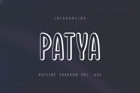 Patya: A Bold Display Typeface for Modern Web Design