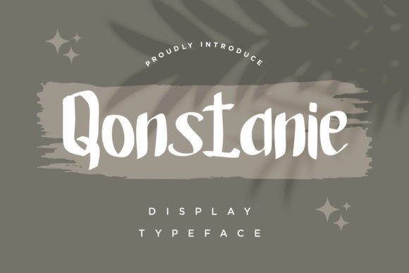 Qonstanie: The Display Typeface That Elevates Your Brand Identity