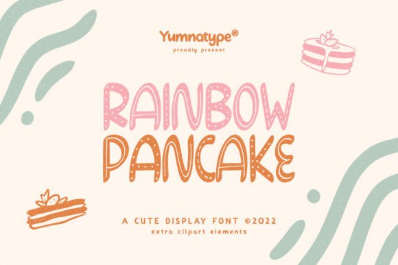 Rainbow Pancake: The Display Typeface That Powers Fun Campaigns