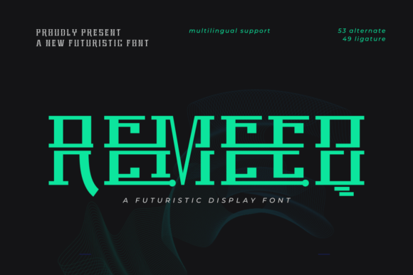 Remeeq: The Futuristic Typeface for Modern Editorial Design