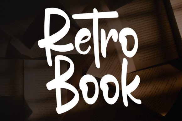 Retro Book: The Perfect Handwritten Display Font for Small Business Branding