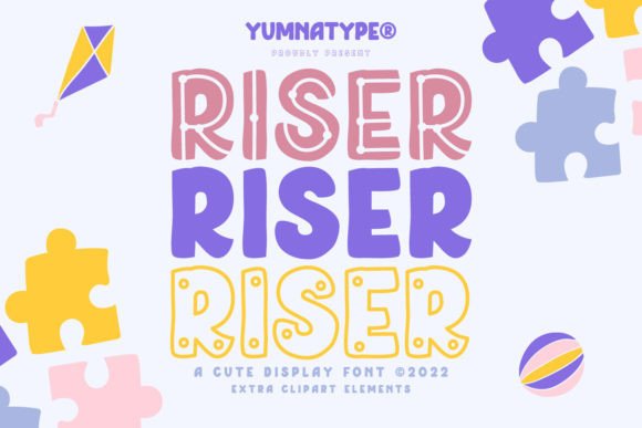Riser: A Warm Display Typeface for Modern Editorial Design