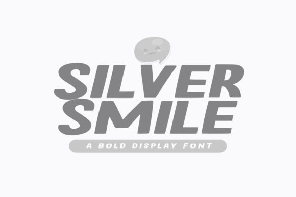 Silver Smile: The Playful Display Typeface for Modern Editorial Design