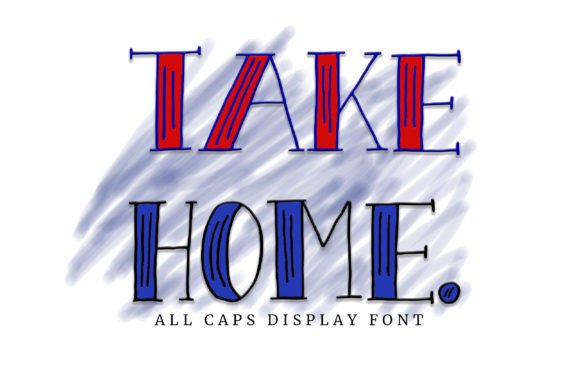 Take Home: A Playful Display Font for Modern Web Design