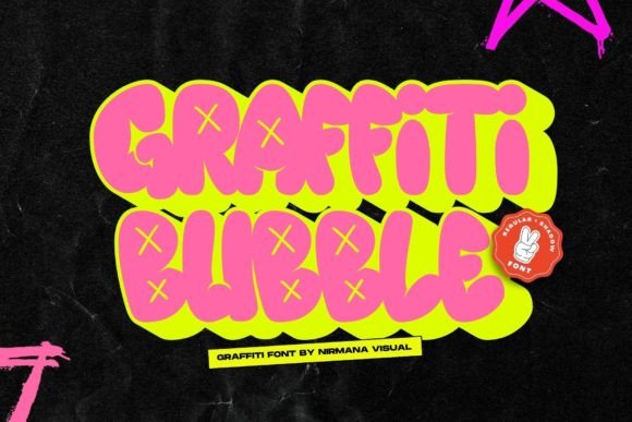 Upgrade Your Brand Identity with Graffiti Bubble Typeface