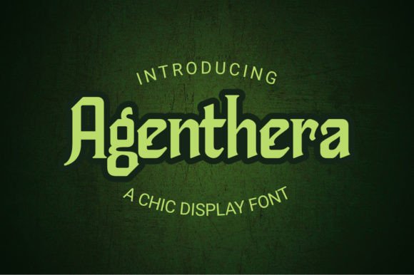 Upgrade Your Brand with Agenthera: The Perfect Display Typeface for Small Business