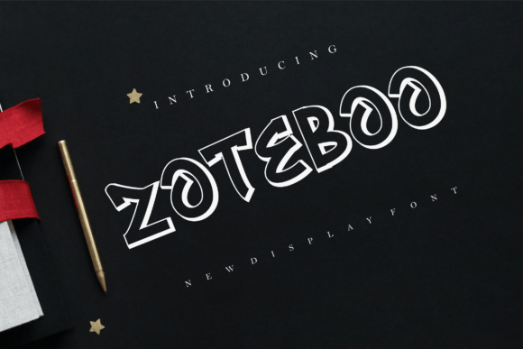 Zoteboo: The Display Typeface That Stops the Scroll